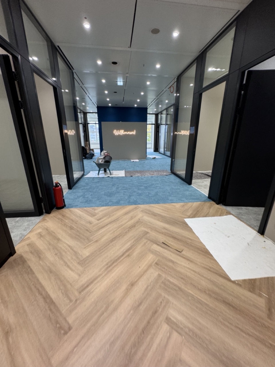 Sanierung Büroflächen in Düsseldorf – nachher