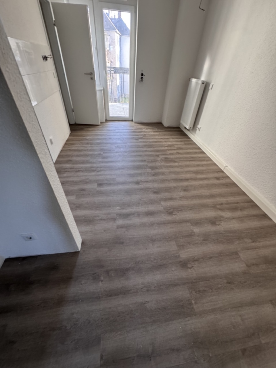 Verlegung in vier Wohnungen – nachher